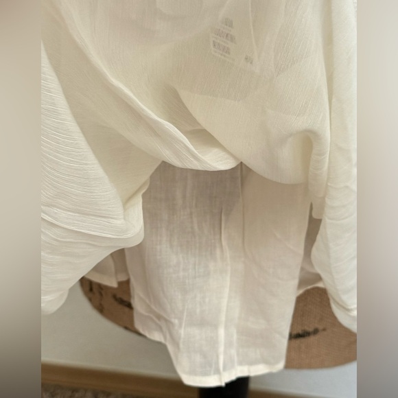 H&M Chiffon Swing Top Ivory- NWT - Picture 12 of 15